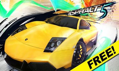 Full version of Android Racing game apk Asphalt 5 for tablet and phone.