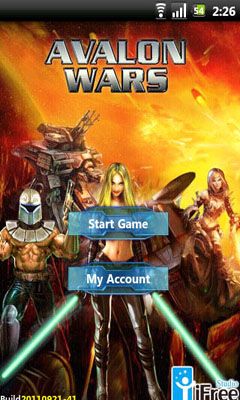 Full version of Android Strategy game apk Avalon Wars for tablet and phone.