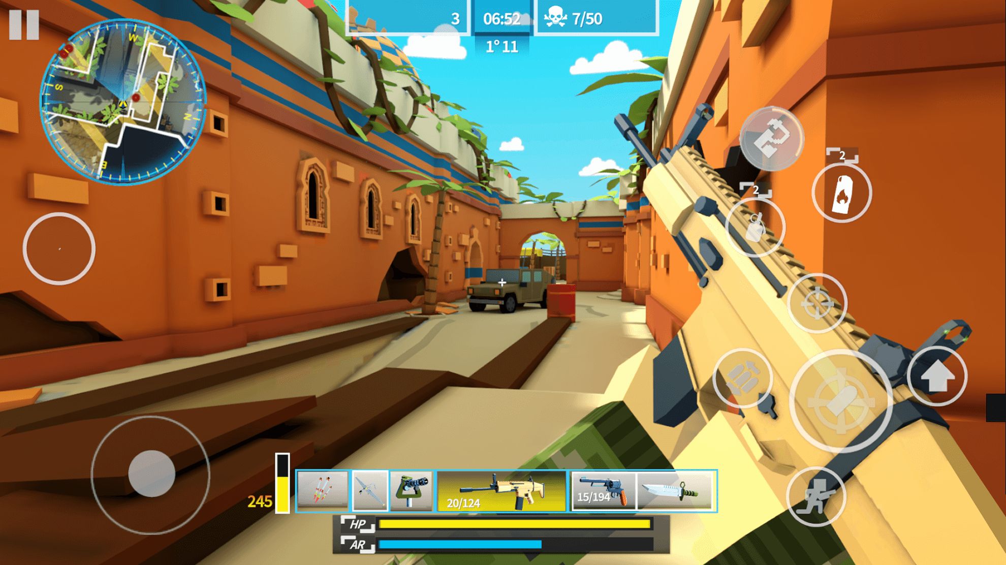Full version of Android apk app Bit Gun FPS: Online Shooting for tablet and phone.