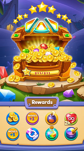 Full version of Android apk app Bling crush: Match 3 puzzle game for tablet and phone.
