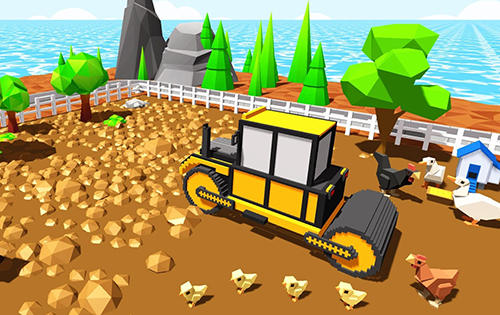 Full version of Android apk app Blocky farm worker simulator for tablet and phone.