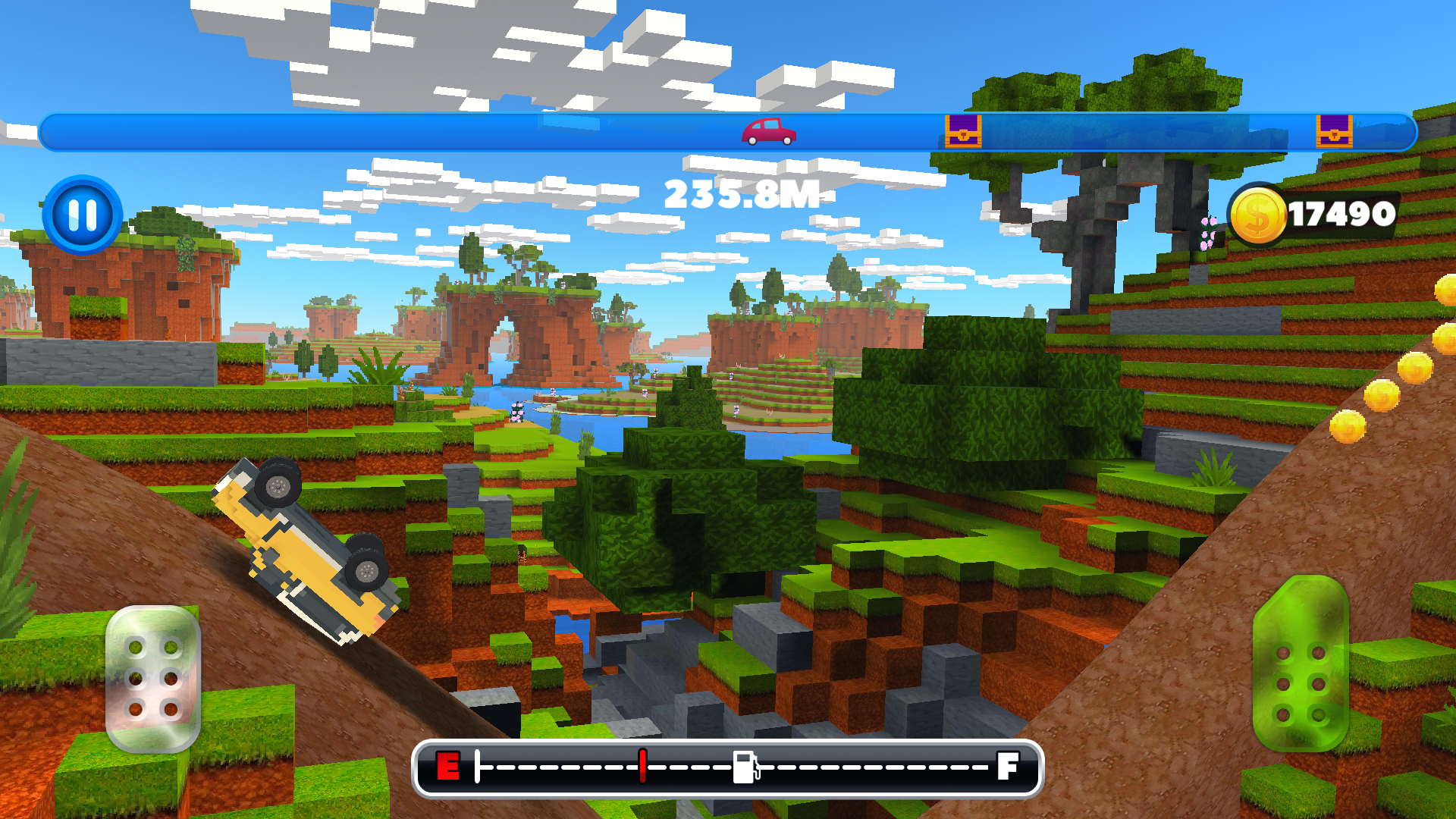 Full version of Android apk app Blocky Rider: Roads Racing for tablet and phone.