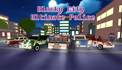 Full version of Android Cars game apk Blocky city: Ultimate police for tablet and phone.