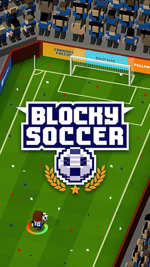 Download Blocky soccer Android free game.