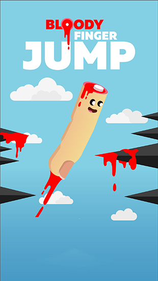 Full version of Android Jumping game apk Bloody finger: Jump for tablet and phone.