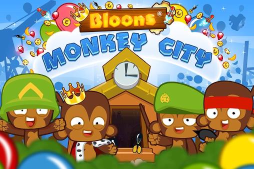 Full version of Android Online game apk Bloons: Monkey city for tablet and phone.