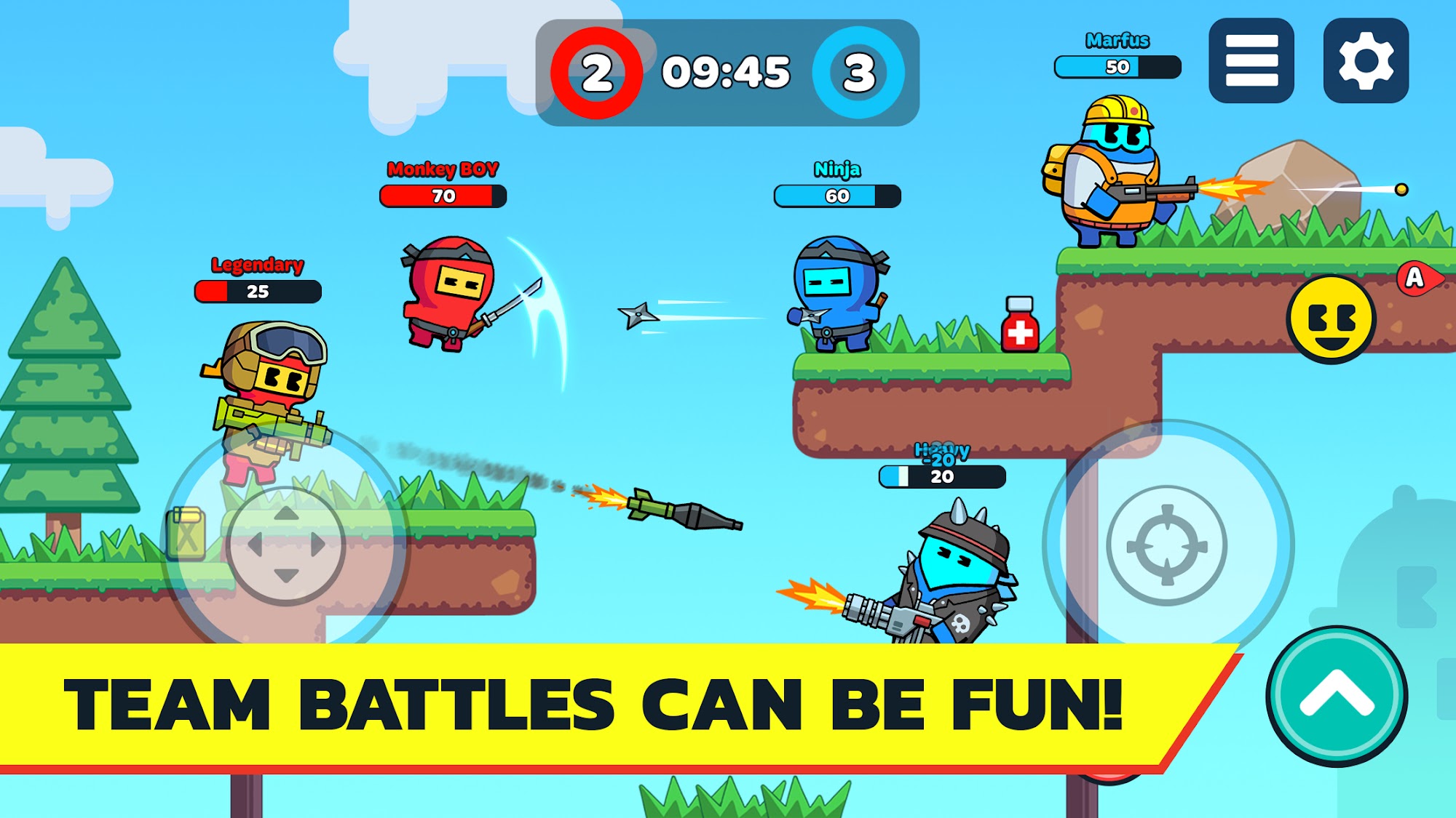 Full version of Android apk app BOOM GUYS Top online PVP brawl for tablet and phone.