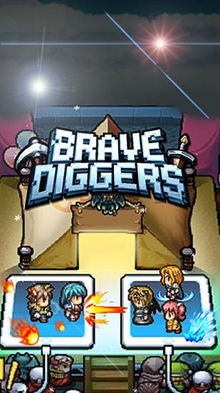 Full version of Android Pixel art game apk Brave diggers for tablet and phone.