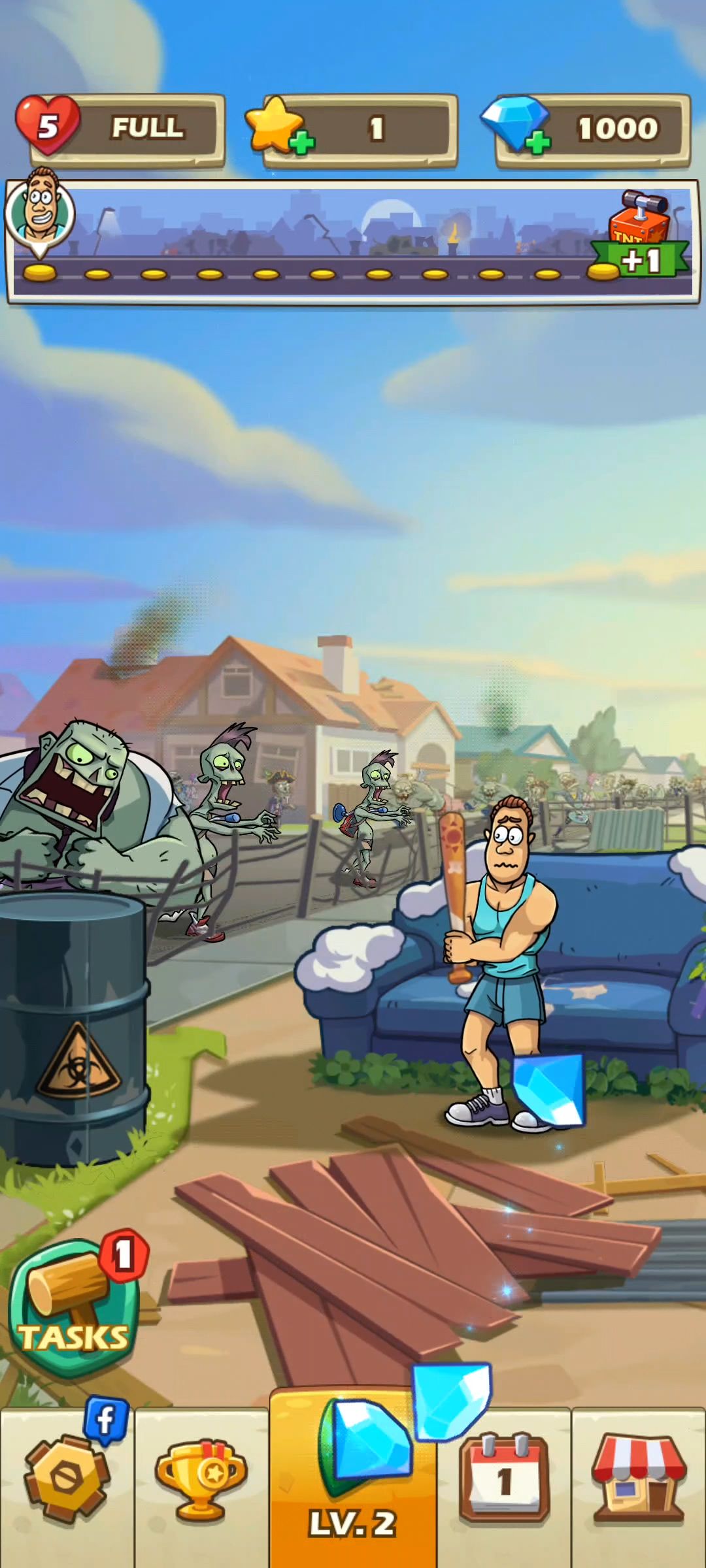 Full version of Android apk app Breaker Fun 2: Zombie Brick for tablet and phone.