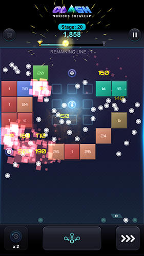 Full version of Android apk app Bricks breaker clash for tablet and phone.