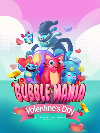 Download Bubble mania: Valentine’s day Android free game.