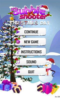 Full version of Android Logic game apk Bubble Shooter Christmas HD for tablet and phone.