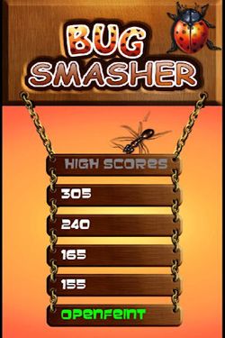 Full version of Android Arcade game apk Bug smasher for tablet and phone.