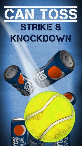 Download Can toss. Strike, knockdown Android free game.