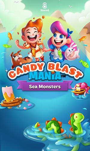Full version of Android Match 3 game apk Candy blast mania: Sea monsters for tablet and phone.