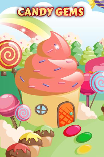 Download Candy gems and sweet jellies Android free game.