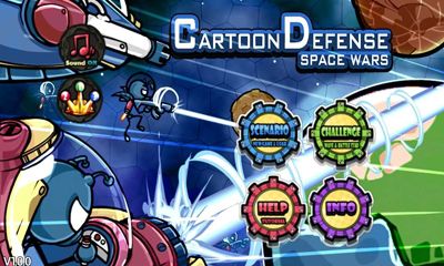 Full version of Android Strategy game apk Cartoon Defense Space wars for tablet and phone.