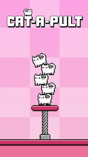 Download Cat-a-pult: Toss 8-bit kittens Android free game.