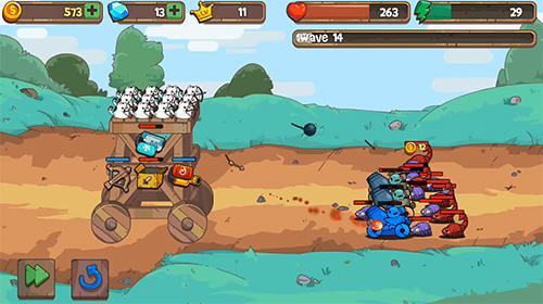 Full version of Android apk app Cat'n'robot: Idle defense for tablet and phone.