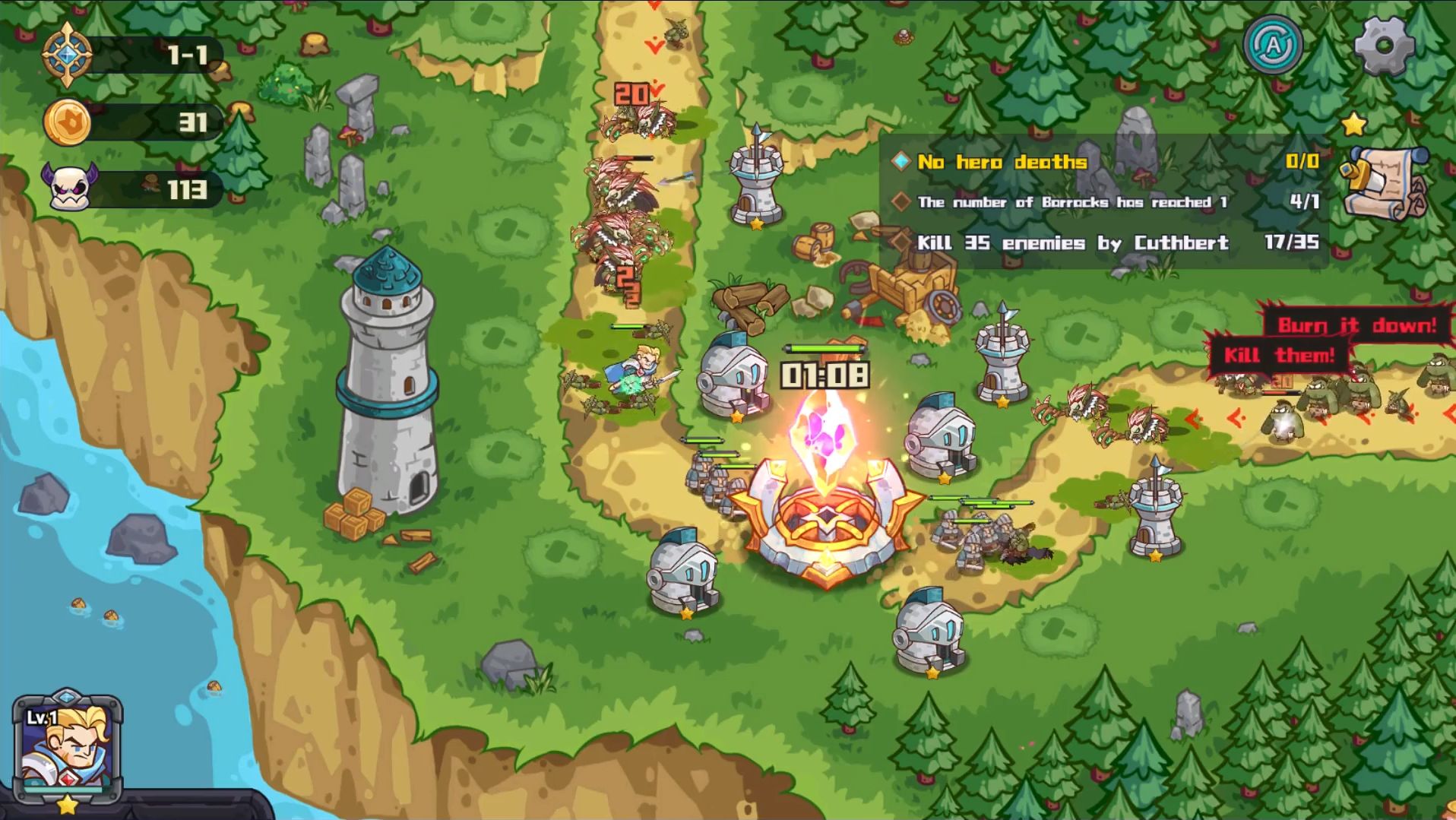 Full version of Android apk app Chrono Crystal - Tower Defense for tablet and phone.