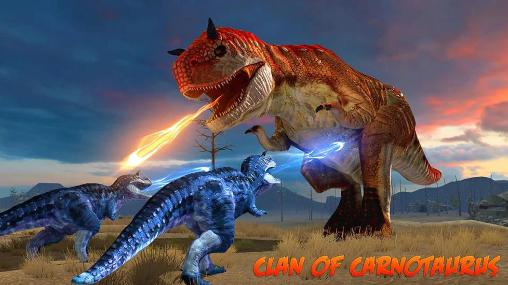 Full version of Android Animals game apk Clan of carnotaurus for tablet and phone.