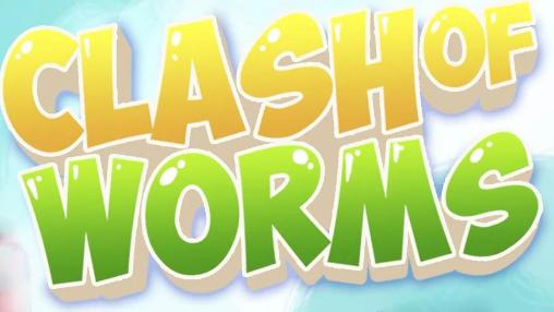 Download Clash of worms Android free game.
