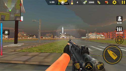Full version of Android apk app Commando sniper attack: Modern gun shooting war for tablet and phone.