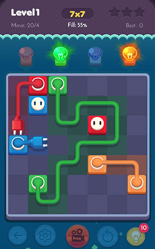 Full version of Android apk app Connect puzzle: Spots connection. Brain puzzle for tablet and phone.