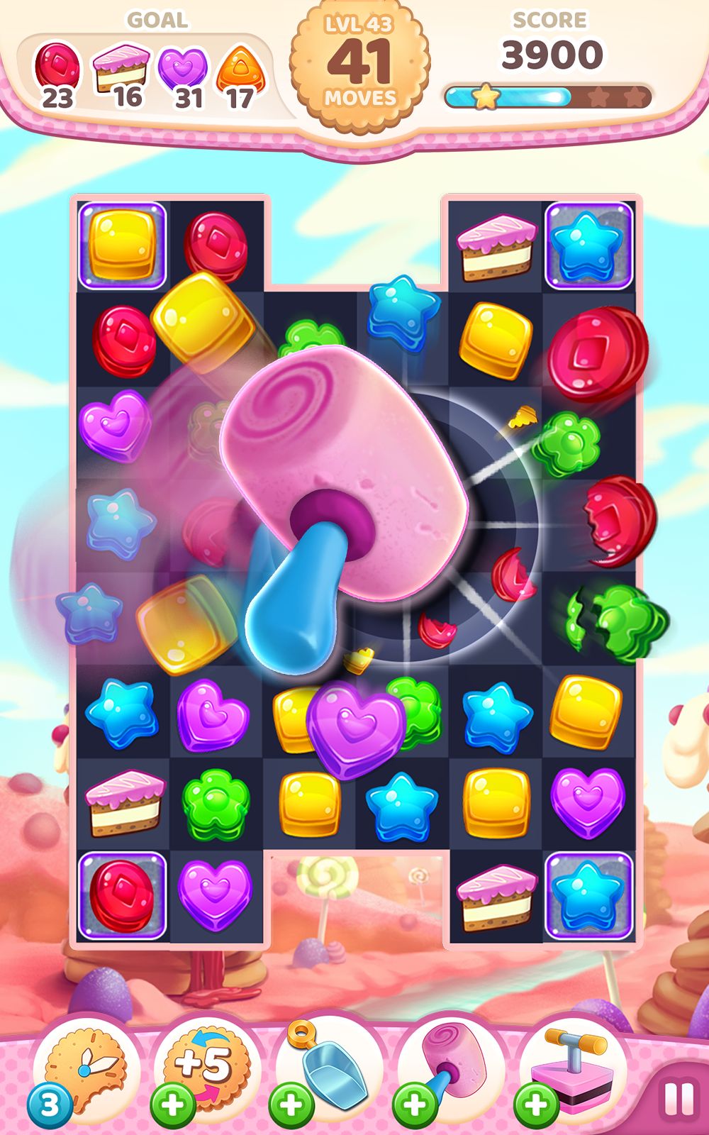 Full version of Android apk app Cookie Rush Match 3 for tablet and phone.
