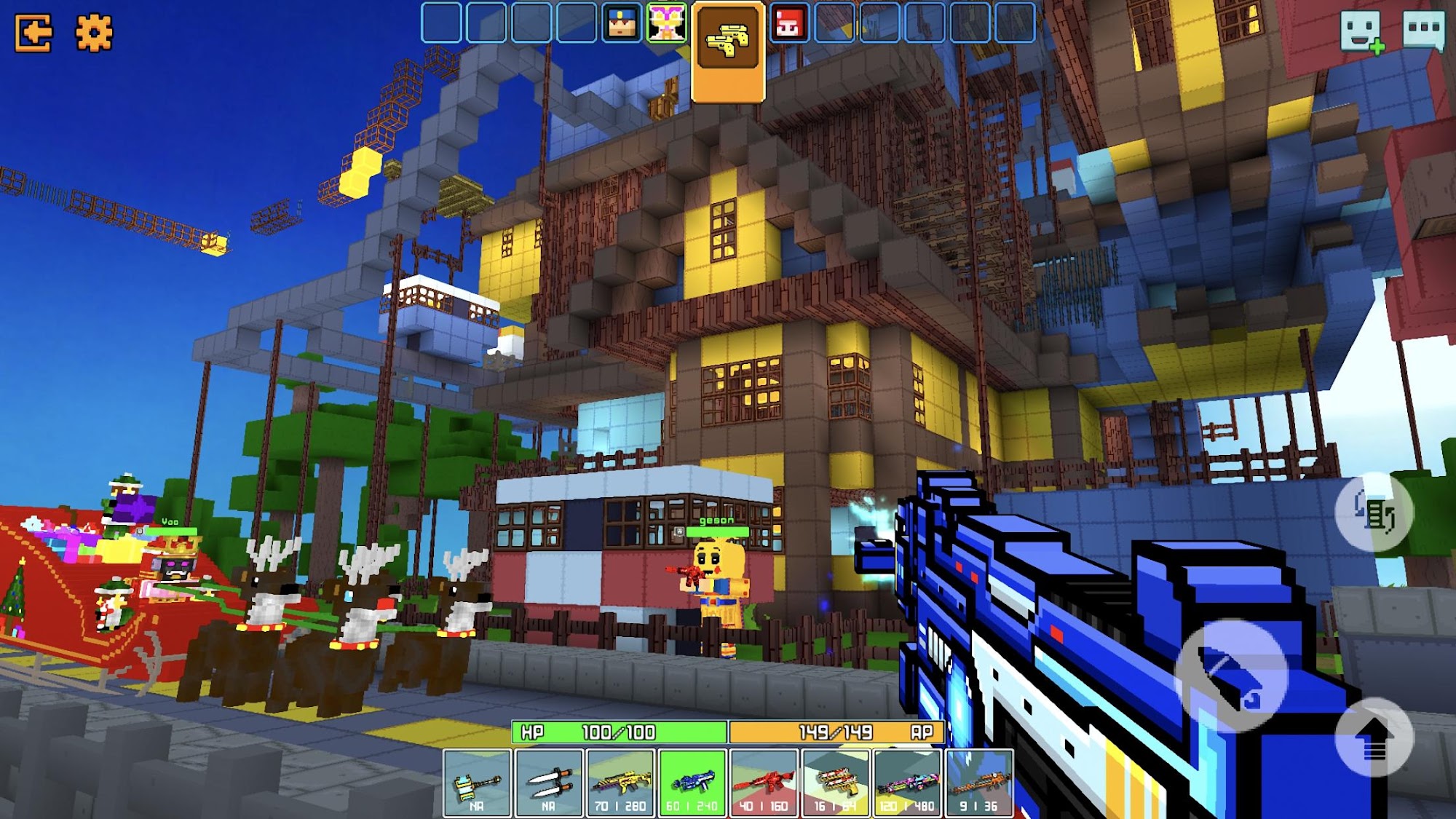 Full version of Android apk app Cops N Robbers:Pixel Craft Gun for tablet and phone.