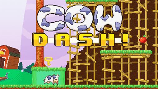 Full version of Android Platformer game apk Cow dash! for tablet and phone.