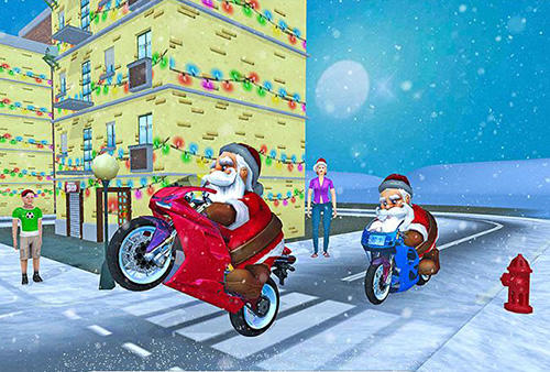 Full version of Android apk app Crazy Santa moto: Gift delivery for tablet and phone.
