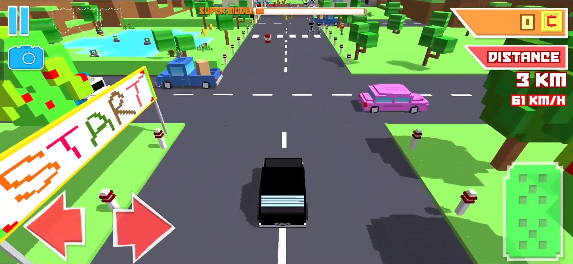 Full version of Android apk app Crossy Brakes: Blocky Road Fun for tablet and phone.