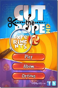 Full version of Android Arcade game apk Cut the Rope: Experiments for tablet and phone.