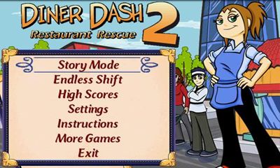 Full version of Android Arcade game apk Diner Dash 2 for tablet and phone.