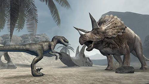 Full version of Android apk app Dino VR shooter: Dinosaur hunter jurassic island for tablet and phone.
