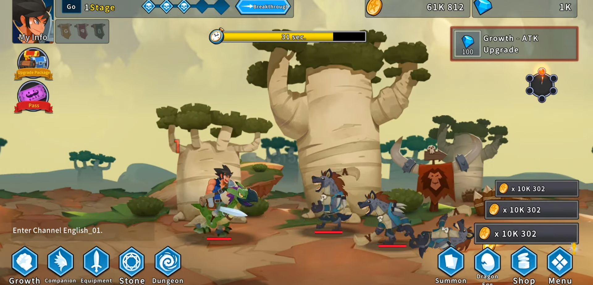 Full version of Android apk app Dragon Knights Idle for tablet and phone.