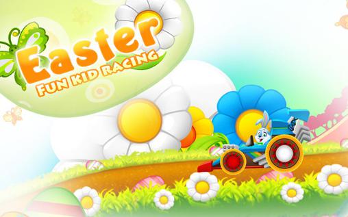 Full version of Android Hill racing game apk Easter bunny: Fun kid racing for tablet and phone.