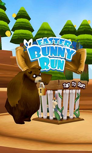 Download Easter bunny run Android free game.