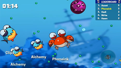 Full version of Android apk app Eatme.io: Hungry fish fun game for tablet and phone.