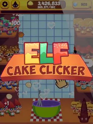 Download Elf cake clicker: Sugar rush. Elf on the shelf Android free game.
