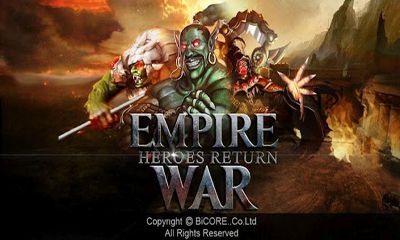 Full version of Android Strategy game apk Empire War Heroes Return for tablet and phone.