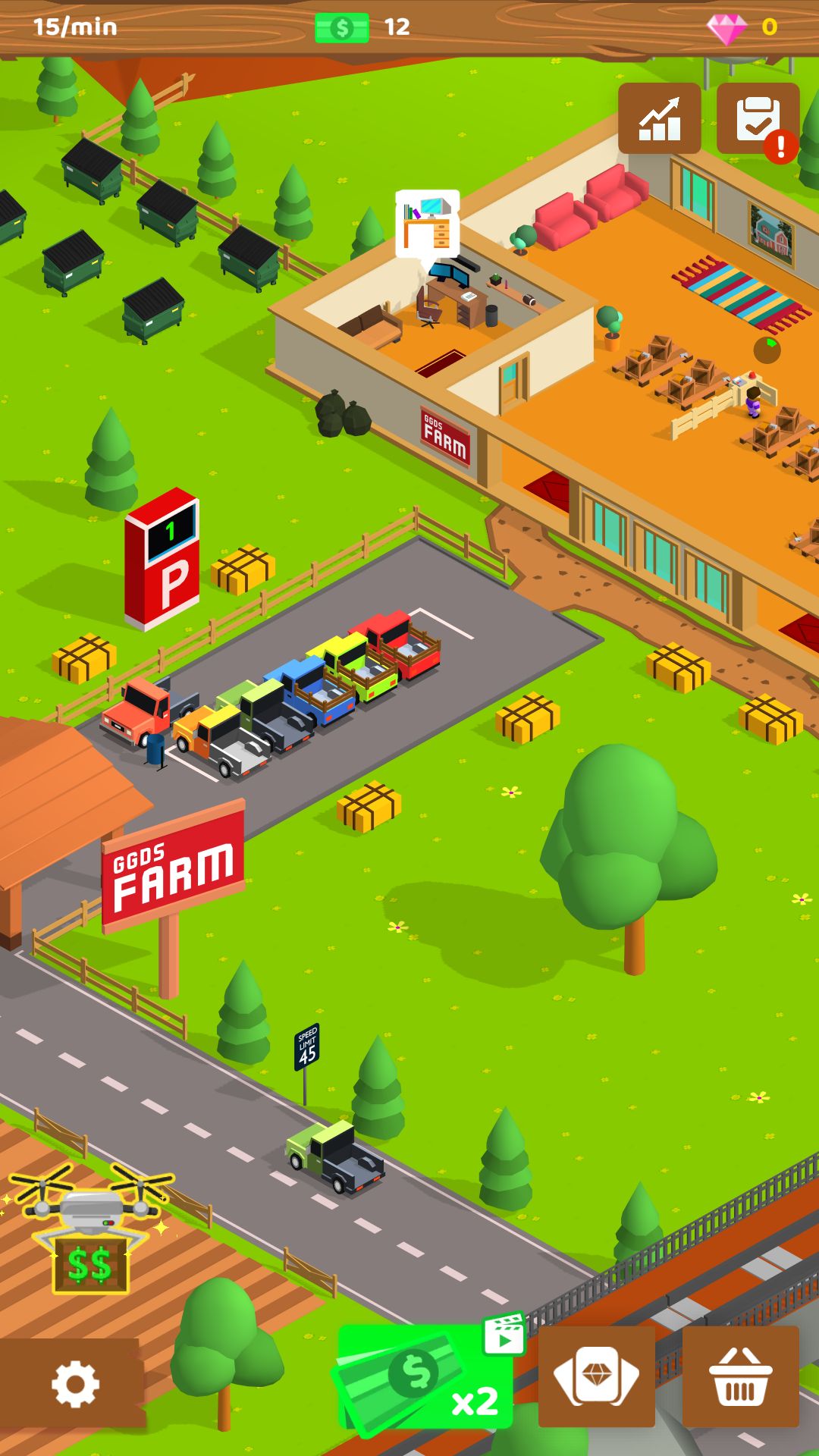 Full version of Android apk app Farm: Idle Empire Tycoon for tablet and phone.