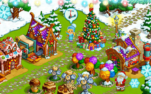 Full version of Android apk app Farm snow: Happy Christmas story with toys and Santa for tablet and phone.