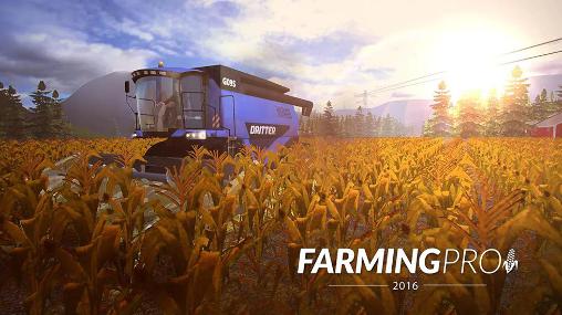 Full version of Android  game apk Farming pro 2016 for tablet and phone.