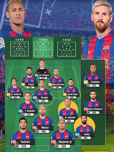 Full version of Android apk app FC Barcelona fantasy manager 2017 for tablet and phone.