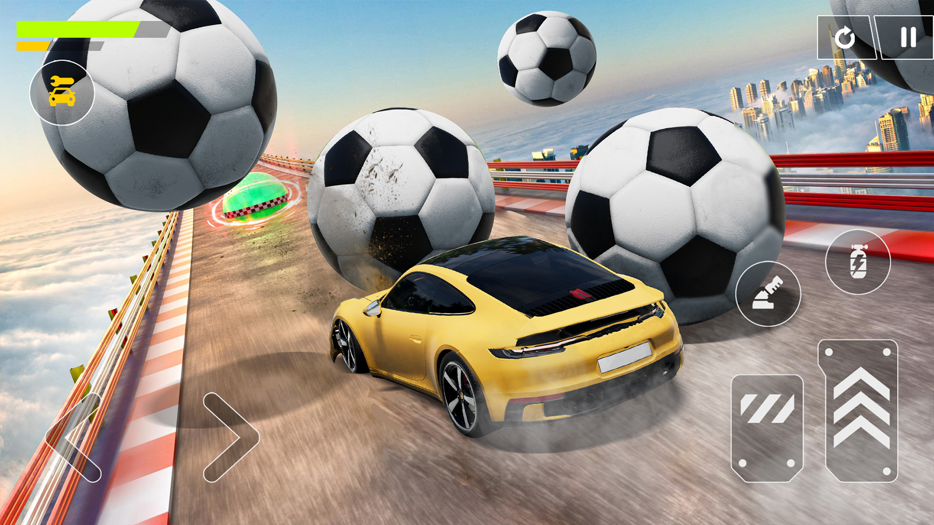 Full version of Android apk app Flying Car Crash: Real Stunts for tablet and phone.