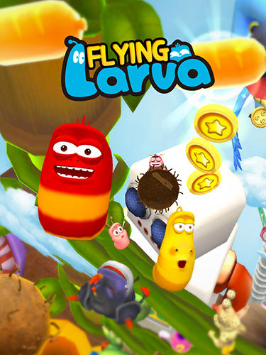 Full version of Android Jumping game apk Flying larva for tablet and phone.