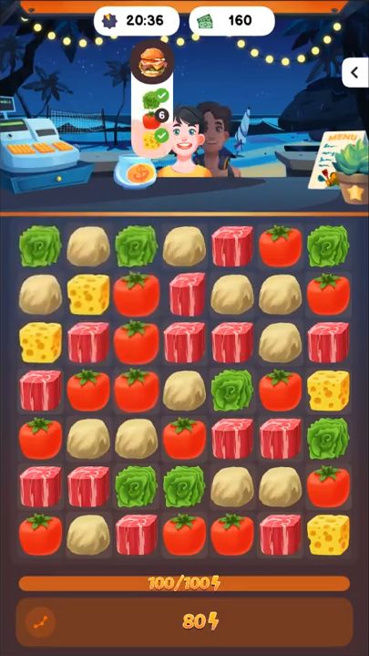 Full version of Android apk app Food Frenzy: Puzzle for tablet and phone.