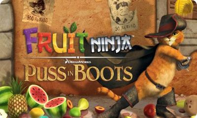 Full version of Android Arcade game apk Fruit Ninja Puss in Boots for tablet and phone.